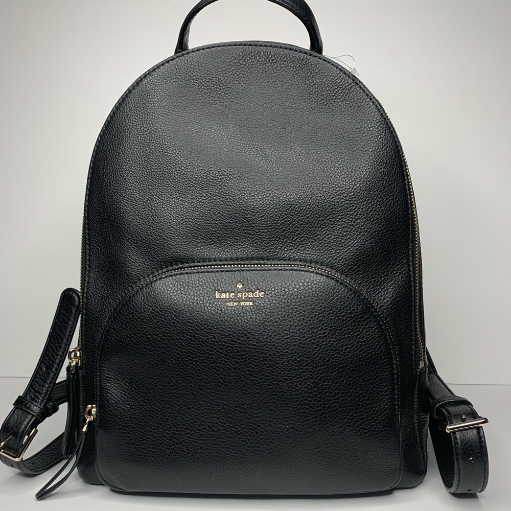 Kate Spade New York Black Leather Backpack